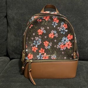 Brown Michael Kors Backpack